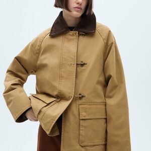 Mango POCKETS COTTON BARN JACKET